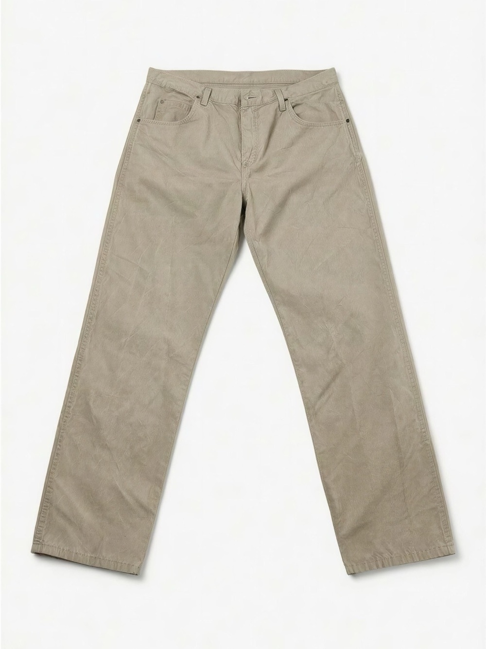 Wrangler Men's Beige/Tan Straight-Leg Pants